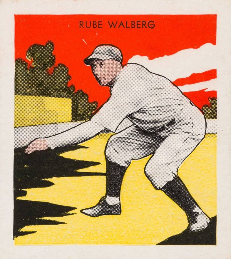 1933 Tattoo Orbit Rube Walberg # Baseball Card