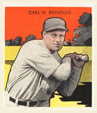 1933 Tattoo Orbit Carl N. Reynolds #50 Baseball Card