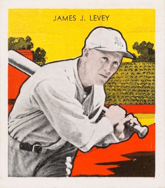1933 Tattoo Orbit James J. Levey # Baseball Card