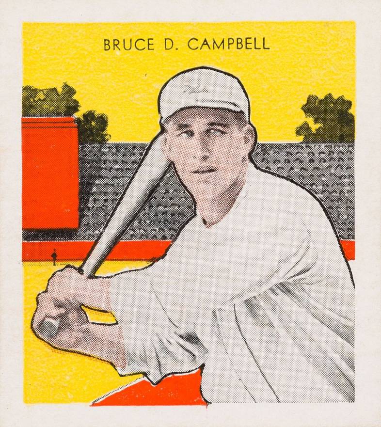 1933 Tattoo Orbit Bruce D. Campbell # Baseball Card