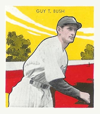 1933 Tattoo Orbit Guy T. Bush # Baseball Card