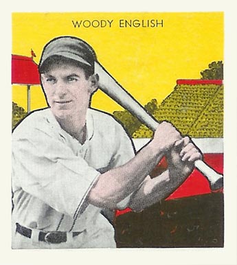 1933 Tattoo Orbit Woody English # Baseball Card