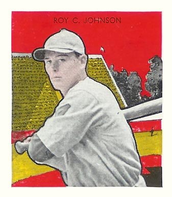 1933 Tattoo Orbit Roy C. Johnson # Baseball Card
