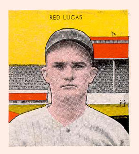 1933 Tattoo Orbit Red Lucas # Baseball Card