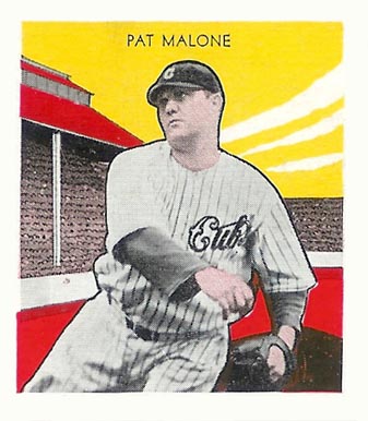 1933 Tattoo Orbit Pat Malone # Baseball Card