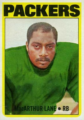 1972 Topps MacArthur Lane #151 Football Card