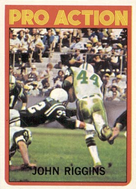 1972 Topps John Riggins #126 Football Card