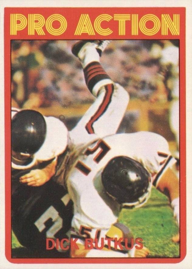 1972 Topps Dick Butkus #341 Football Card