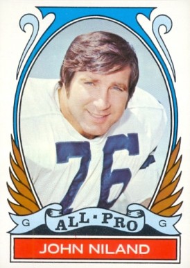 1972 Topps John Niland #268 Football Card