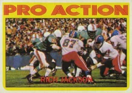 1972 Topps Rich Jackson #350 Football Card
