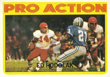 1972 Topps Ed Podolak #349 Football Card