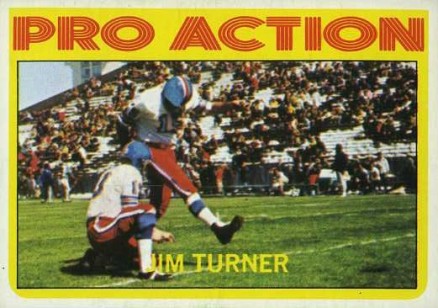 1972 Topps Jim Turner #344 Football Card