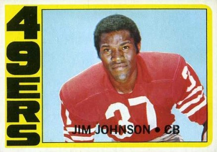 1972 Topps Jim Johnson #332 Football Card