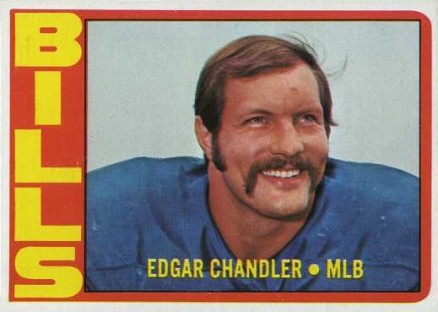 1972 Topps Edgar Chandler #319 Football Card