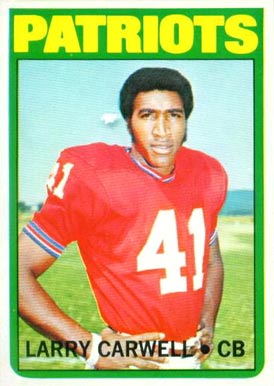 1972 Topps Larry Carwell #299 Football Card