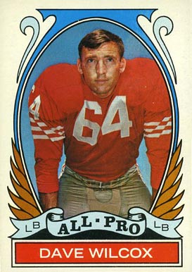 1972 Topps Dave Wilcox #282 Football Card