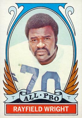 1972 Topps Rayfield Wright #266 Football Card
