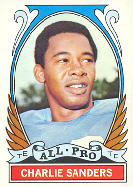 1972 Topps Charlie Sanders #264 Football Card