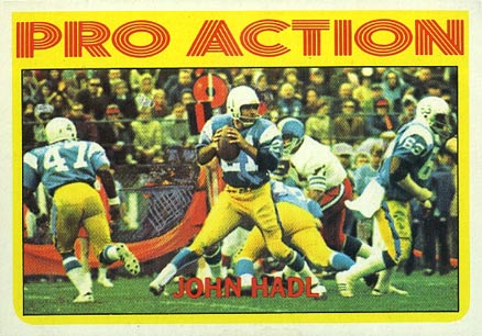 1972 Topps John Hadl #254 Football Card
