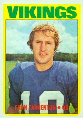 1972 Topps Fran Tarkenton #225 Football Card