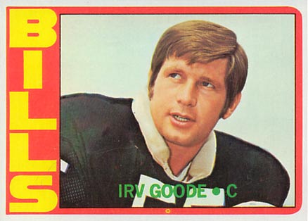 1972 Topps Irv Goode #214 Football Card