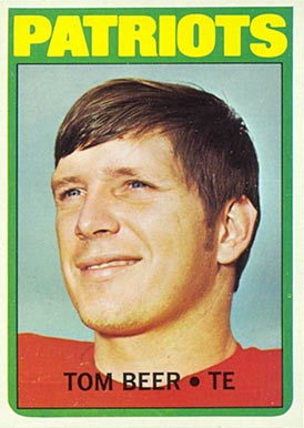 1972 Topps Tom Beer #203 Football Card