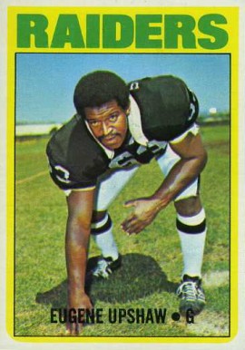 1972 Topps Gene Upshaw #186 Football Card