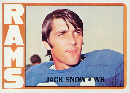 1972 Topps Jack Snow #152 Football Card
