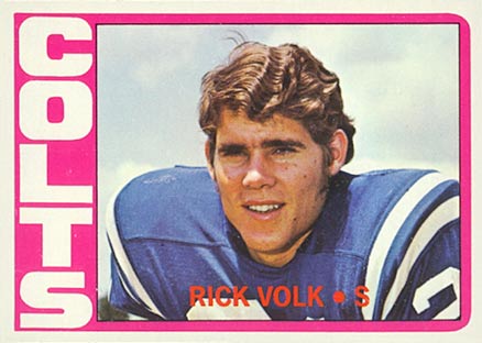 1972 Topps Rick Volk #141 Football Card