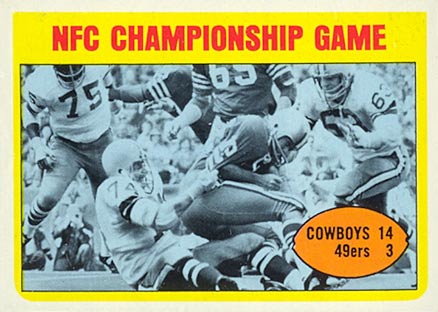 1972 Topps NFC Championship #138 Football Card