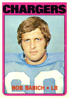 1972 Topps Bob Babich #89 Football Card