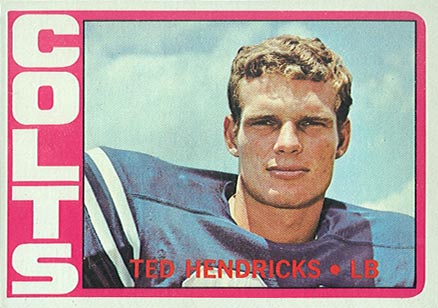 1972 Topps Ted Hendricks #93 Football Card