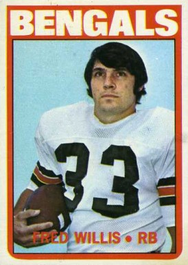 1972 Topps Fred Willis #99 Football Card