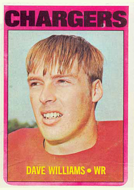 1972 Topps Dave Williams #47 Football Card