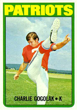 1972 Topps Charlie Gogolak #44 Football Card