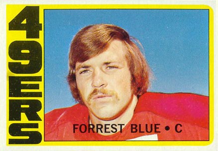 1972 Topps Forrest Blue #38 Football Card