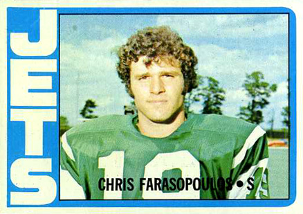 1972 Topps Chris Farasopoulos #36 Football Card