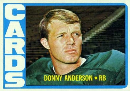1972 Topps Donny Anderson #32 Football Card