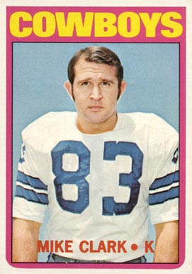 1972 Topps Mike Clark #27 Football Card