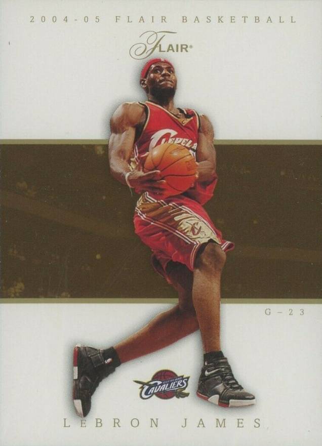 2004 Flair LeBron James #35 Basketball Card
