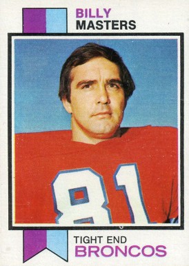 1973 Topps Billy Masters #242 Football Card