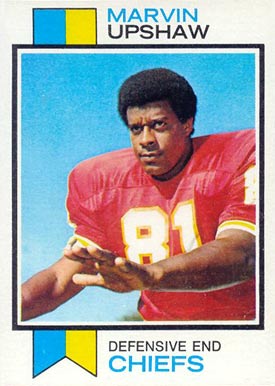 1973 Topps Marvin Upshaw #186 Football Card