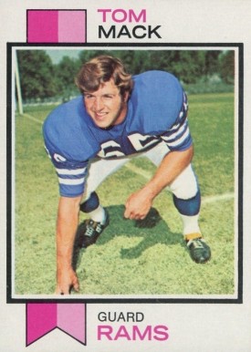 1973 Topps Tom Mack #90 Football Card