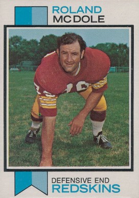 1973 Topps Roland McDole #524 Football Card