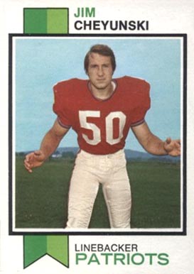 1973 Topps Jim Cheyunski #458 Football Card