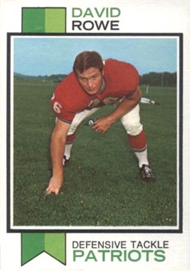 1973 Topps David Rowe #436 Football Card