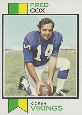 1973 Topps Fred Cox #433 Football Card