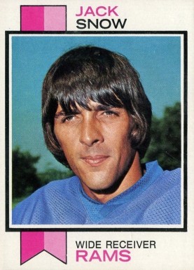 1973 Topps Jack Snow #416 Football Card