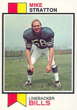 1973 Topps Mike Stratton #388 Football Card