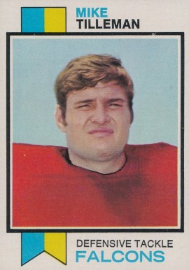 1973 Topps Mike Tilleman #91 Football Card